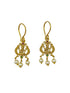 Gold Plated Simple Lakshmi Necklace set  0825