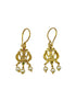 Gold Plated Simple Lakshmi Necklace set  0825