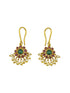 Gold Plated Premium CZ Floral Necklace Set  0825