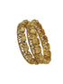Gold Plated Elephant motif Set of 2  bangles