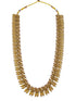 Gold Plated Long Mango Laxmi Necklace Set  0825