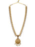 Gold Plated Long Mango Laxmi Necklace Set