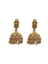 Gold Plated Long Simple Laxmi Necklace Set