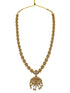 Gold Plated Classic Long Temple Necklace Set