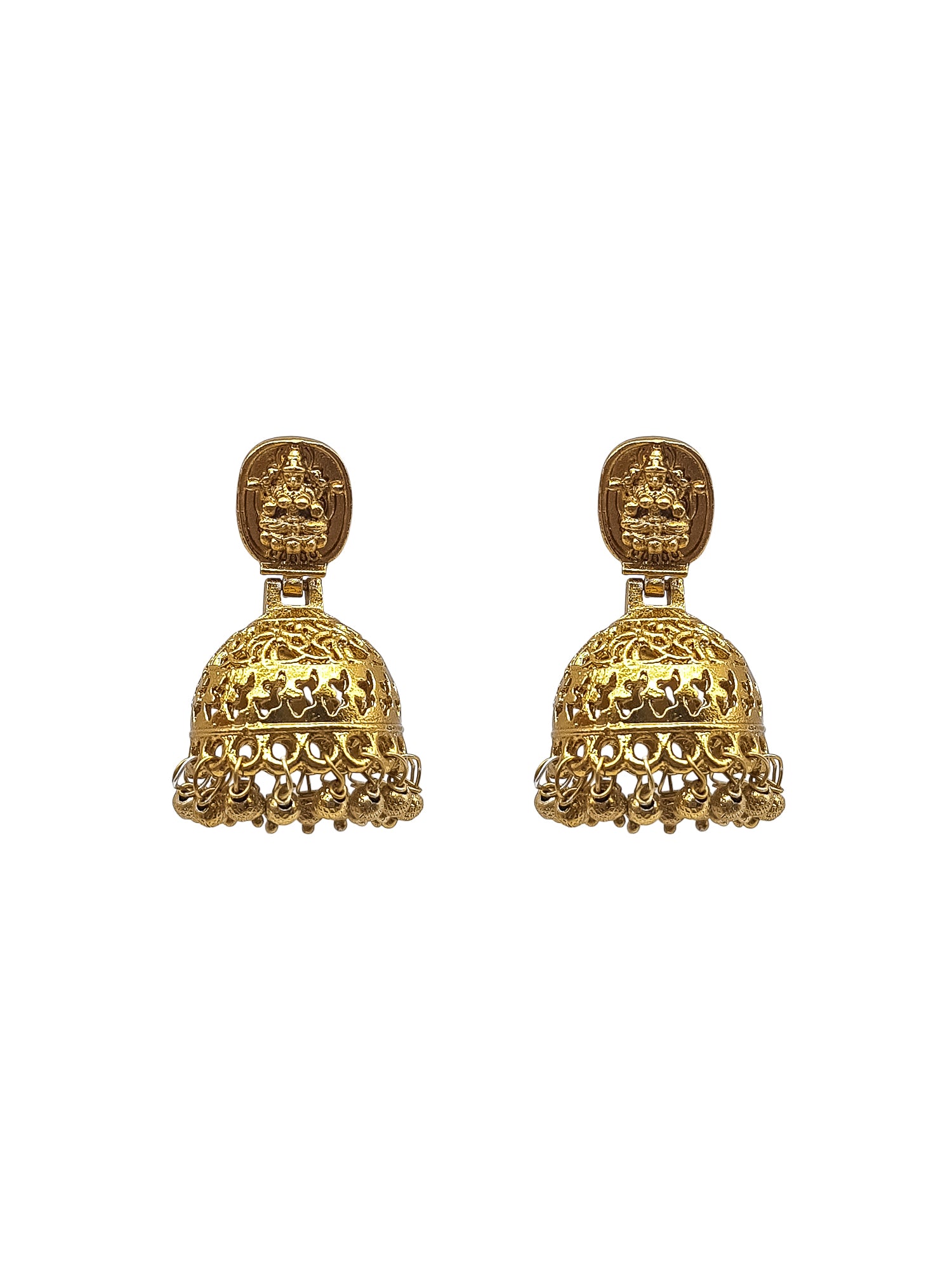 Gold Plated Classic Long Temple Necklace Set