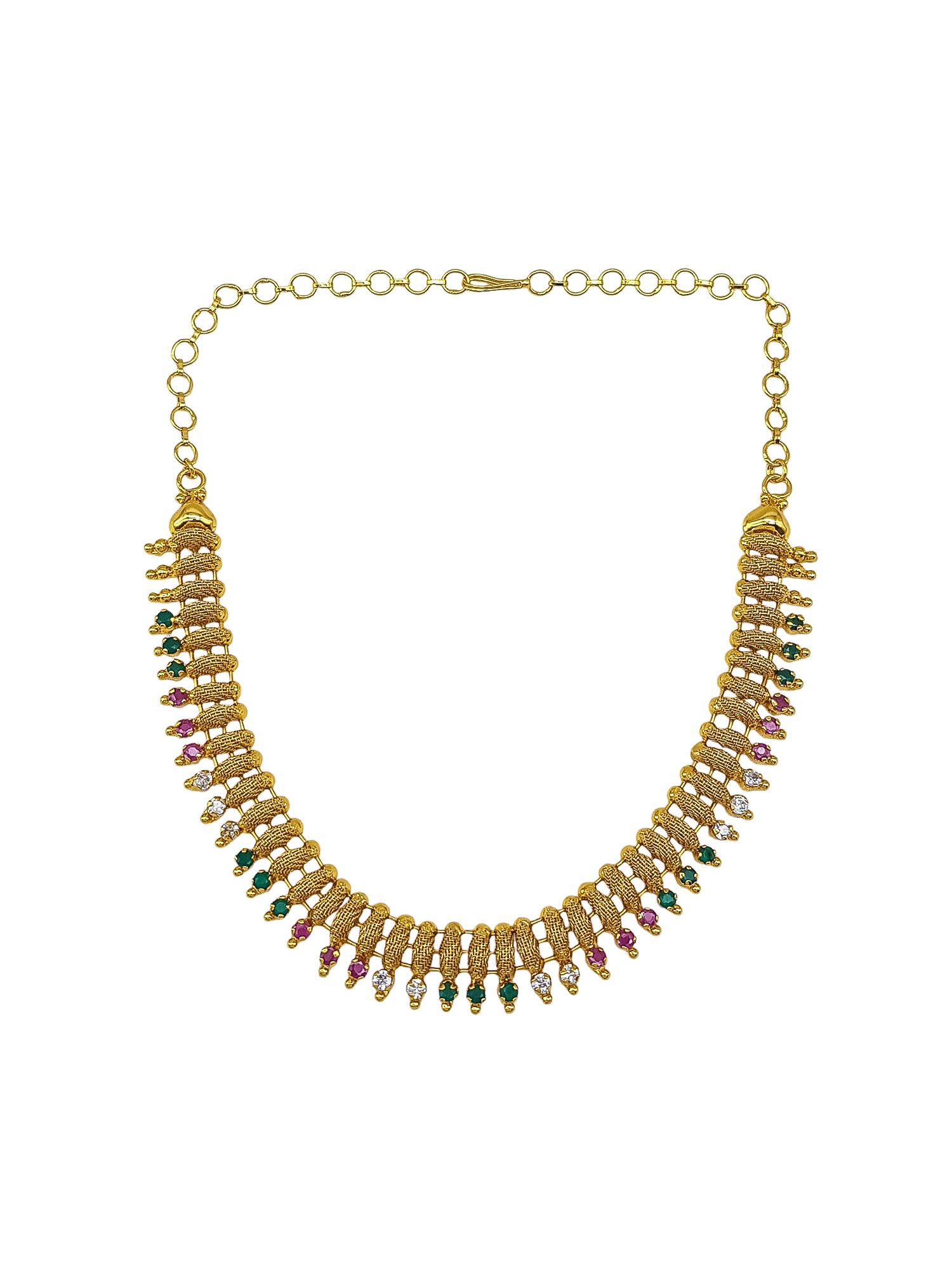 Gold Plated Coorgi Combo Necklace Set