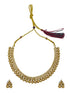 Gold Plated Short Coorgi Necklace Set