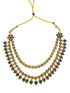 Premium Palakka Necklace Set double layer