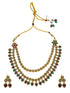 Premium Palakka Necklace Set double layer