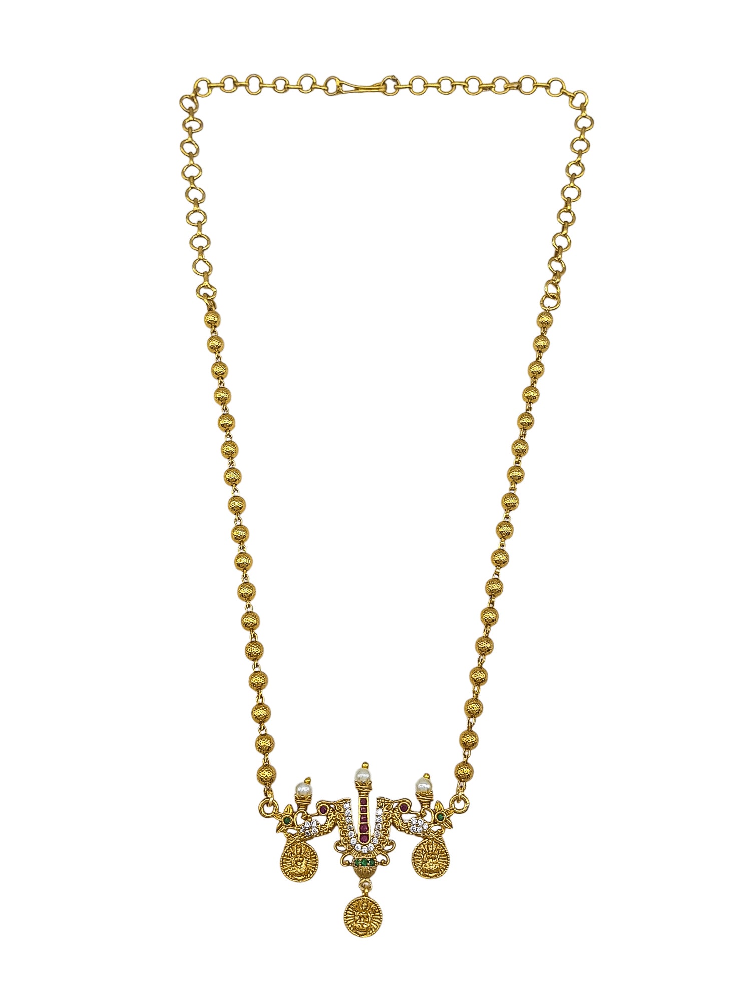 Premium Short Balaji Necklace Set