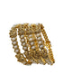 Gold Plated Set of 4 Bangles with pearls