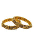Gold Plated Antique Polish Set of 2 Bangles