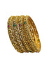 Gold Plated Classic Set of 4 Bangles