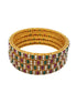 Gold Plated Set of 4 Bangles with Pearls and Stones