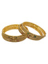 Gold Plated Set of 4 Laxmi bangles