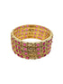 Gold Plated Set of 4 Bangles with Stones Studded