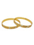 Italian Microgold plated Sleek Design Set of 4 bangles