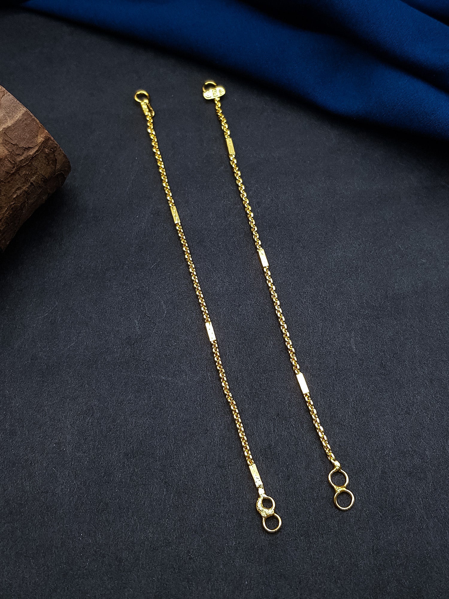 Gold Plated Plain Single Line Maatil