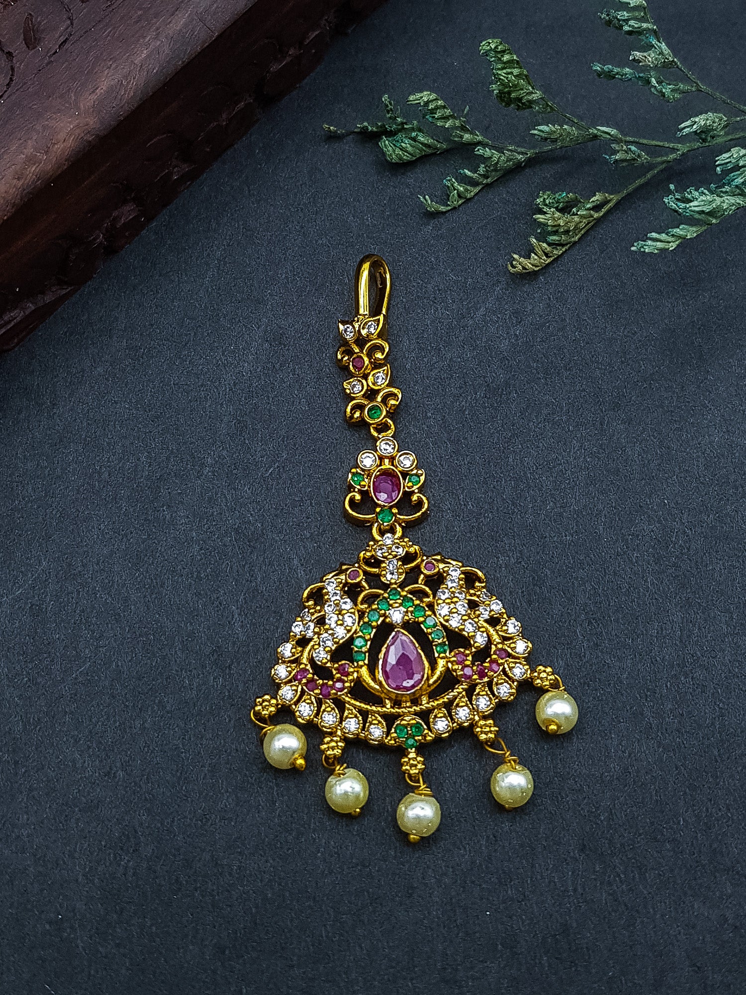 Gold Plated Short Tikka