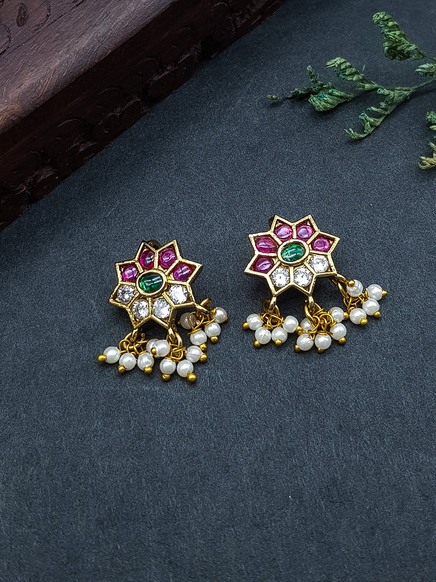 Gold Plated Premium jadau Bugadi