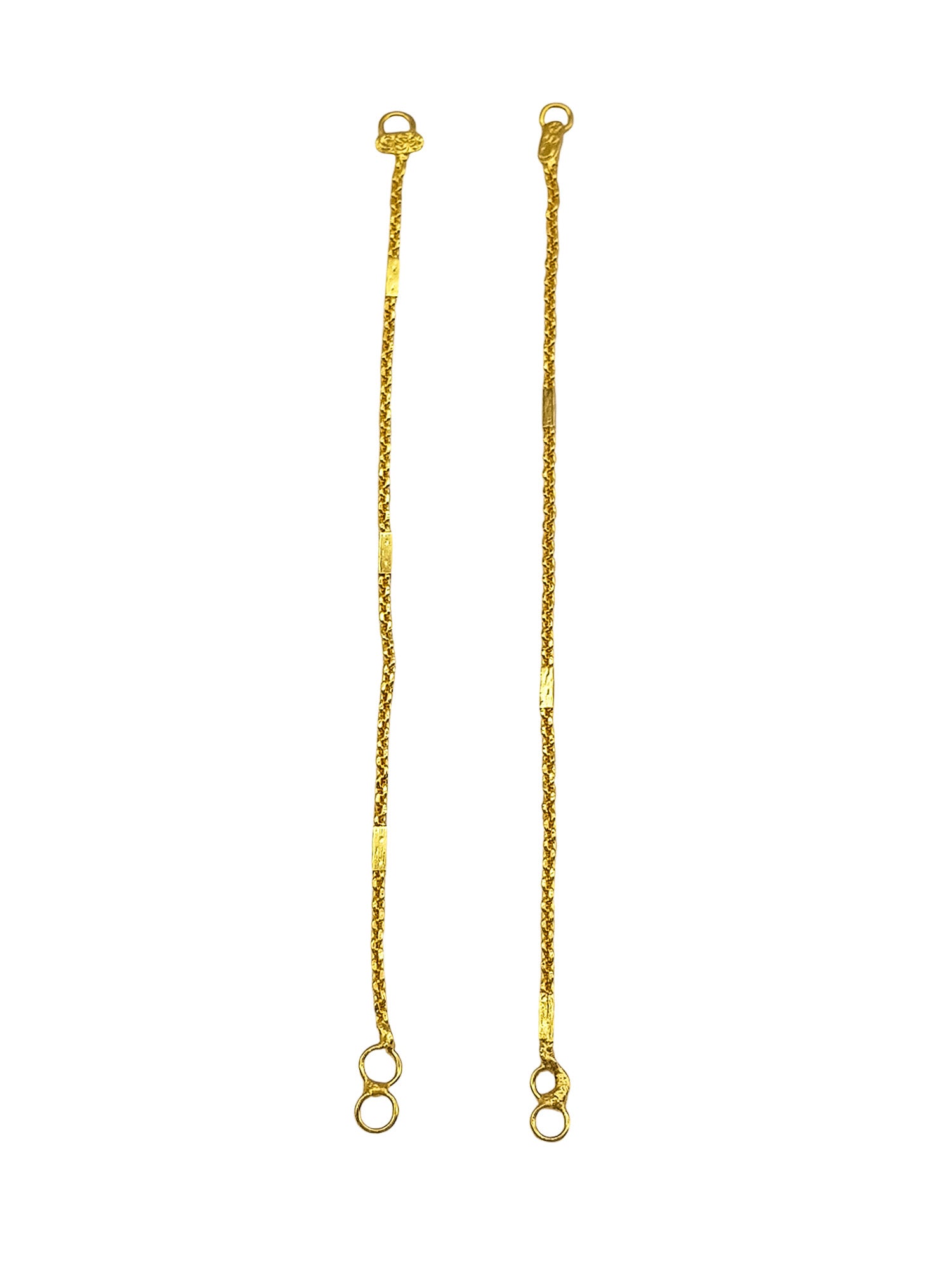 Gold Plated Plain Single Line Maatil