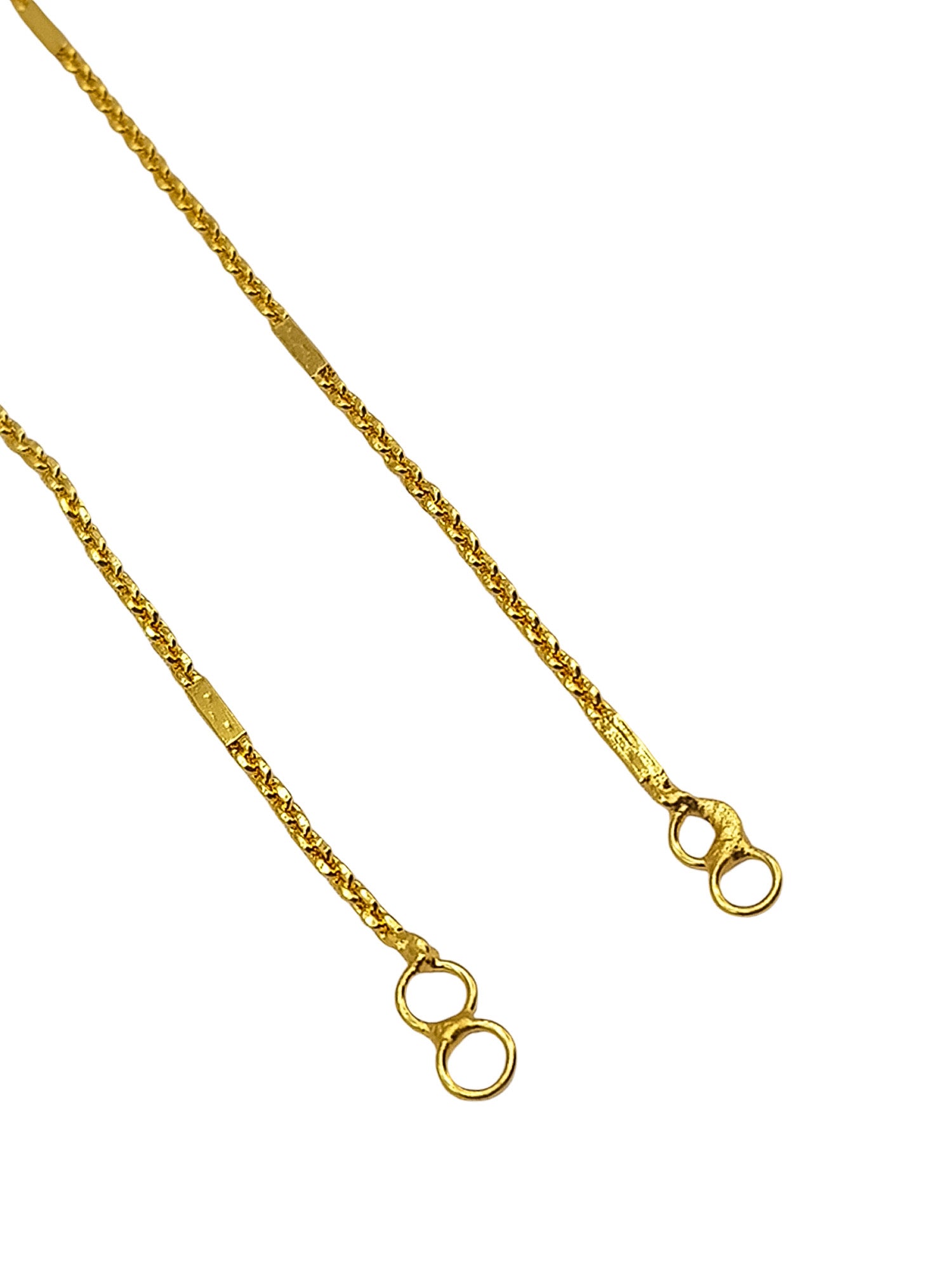 Gold Plated Plain Single Line Maatil