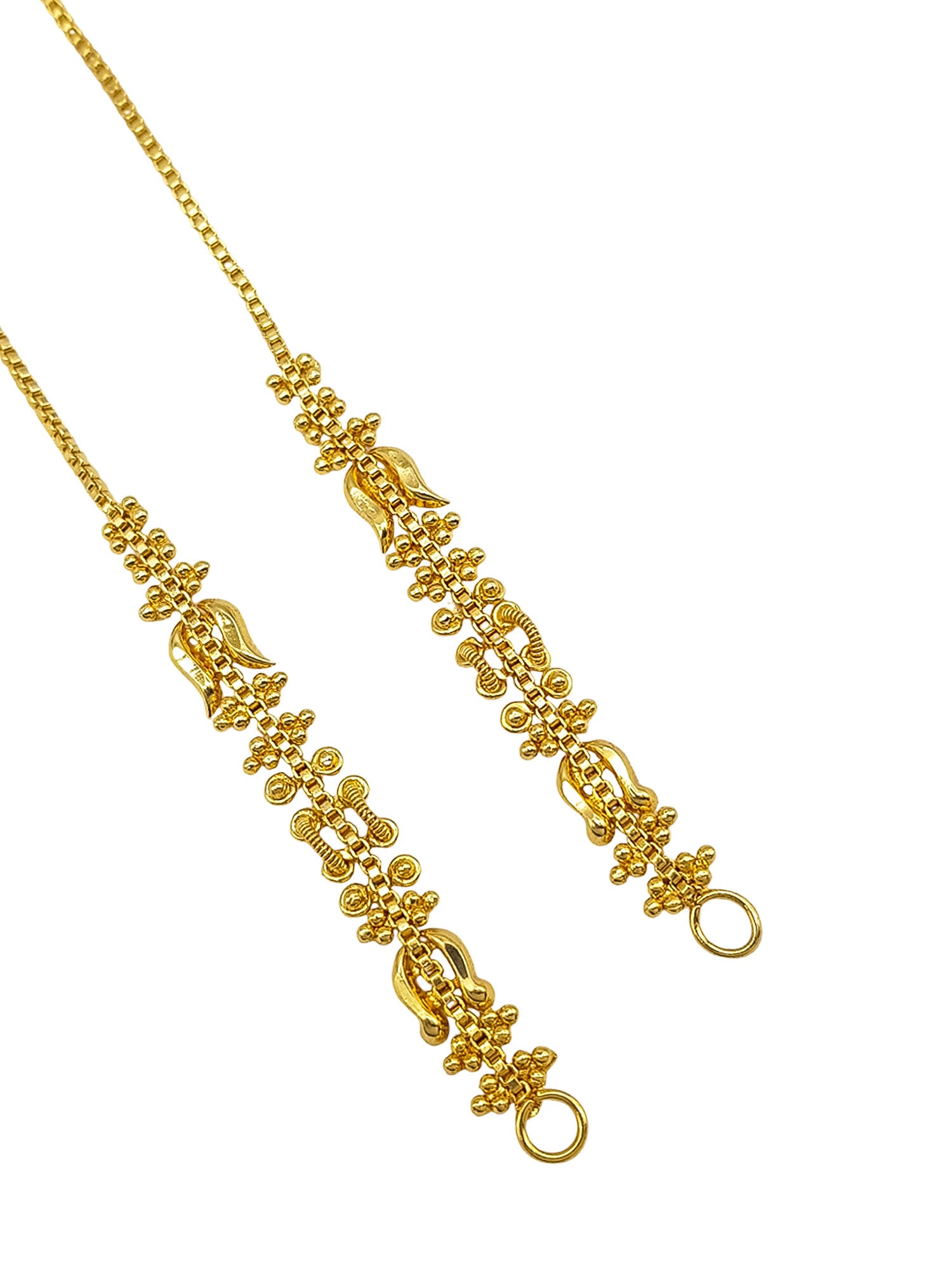 Gold Plated Plain Single Line Maatil