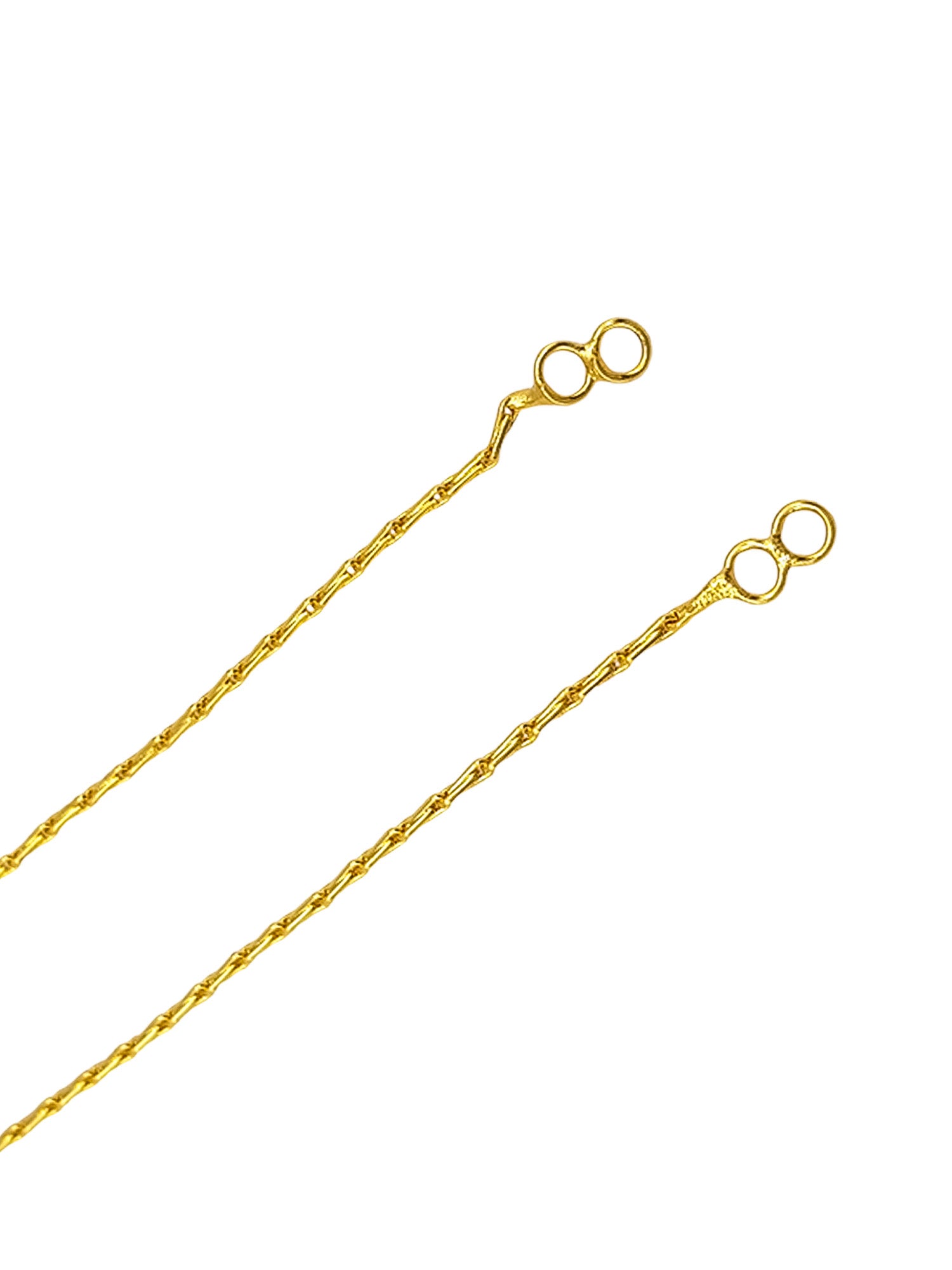 Gold Plated Plain Single Line Maatil