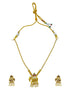 Gold plated Cute Elephant Motif Necklace Set