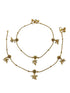 Gold Plated Designer Antique Finish Anklet /Payal
