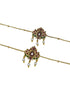 Gold Plated Designer Antique Finish Anklet /Payal