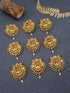 Gold Finish guaranteed quality Bridal Hair Accessories Jade Bille 9 clips