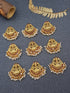 Gold Finish guaranteed quality Bridal Hair Accessories Jade Bille 9 clips
