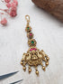 Gold Plated Antique Short Maang Tikka