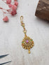 Gold Plated Antique Short Maang Tikka
