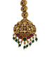 Gold Plated Antique Short Maang Tikka