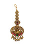 Gold Plated Antique Short Maang Tikka