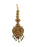 Gold Plated Antique Short Maang Tikka
