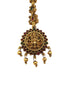 Gold Plated Antique Short Maang Tikka