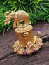 22k Gold Plated Elephant Premium Kum Kum Box best for gifting - Griiham