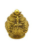 22k Gold Plated fully engraved Kumkum box best for gifting 22660N