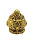22k Gold Plated fully engraved Kumkum box best for gifting - Griiham