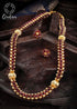 23.5 kt gold plated beads chain 30 INCHES 12360N - Griiham