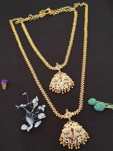23.5kt Exclusive Premium Gold finish Gatti necklace Combo set 6102N
