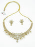 23.5kt Guaranteed Gold plated Trending designs Short AD necklace set 12590N