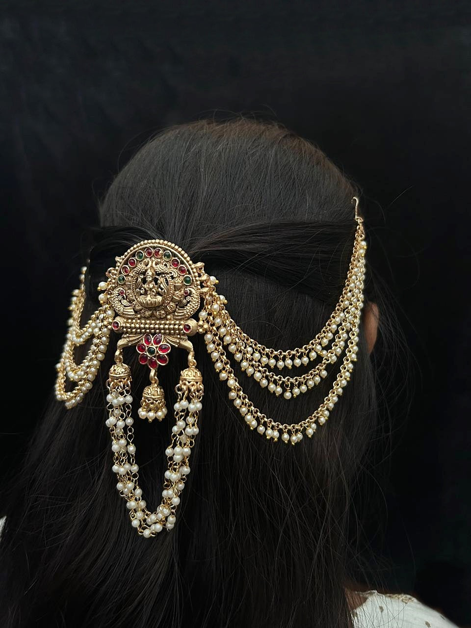 Gold Finish guaranteed quality Half Hair Pin//Half hair Jada