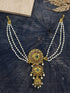 Gold Finish guaranteed quality Bridal Hair Accessories Clip Damini