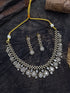 Premium Victorian White CZ Choker Necklace Set   0825