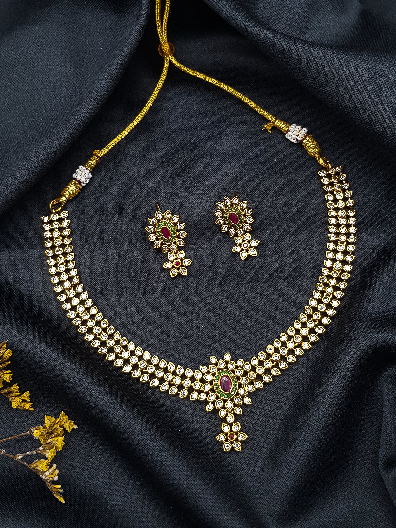 Premium Classic CZ Necklace Set