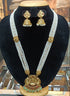 Gold Plated premium Necklace Set with Pearl Maala